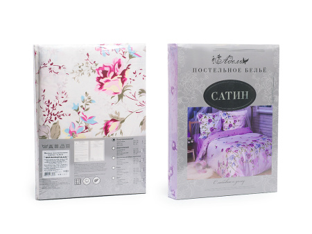 Сальвадор КПБ сатин с простыней на резинке