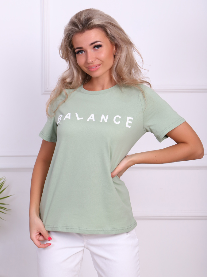 Баланс(олива) футболка женская