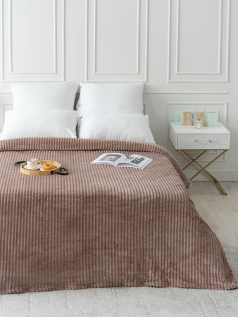 Вертикаль(терракот) плед велсофт