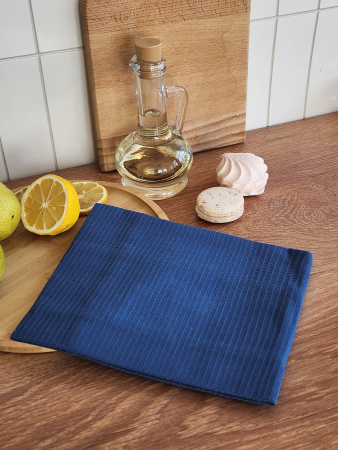 Полотенце вафельное однотонное