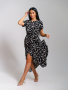 Ассоль(леопард черный) платье