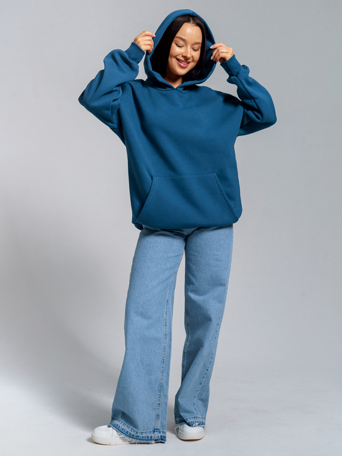 Перфект(индиго) толстовка(худи)