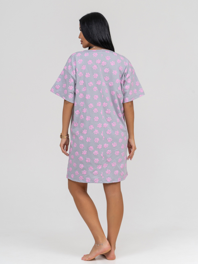 Алина (серый) сорочка ночная