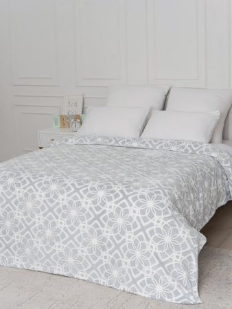 Лотос(серебро) плед велсофт