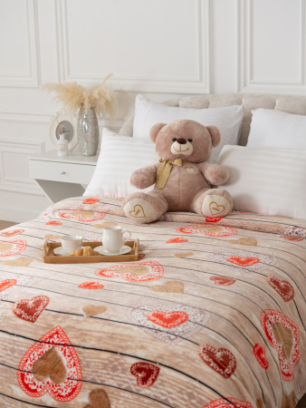 Сердцеедка плед велсофт