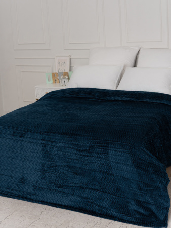 Океан(полночь) плед велсофт