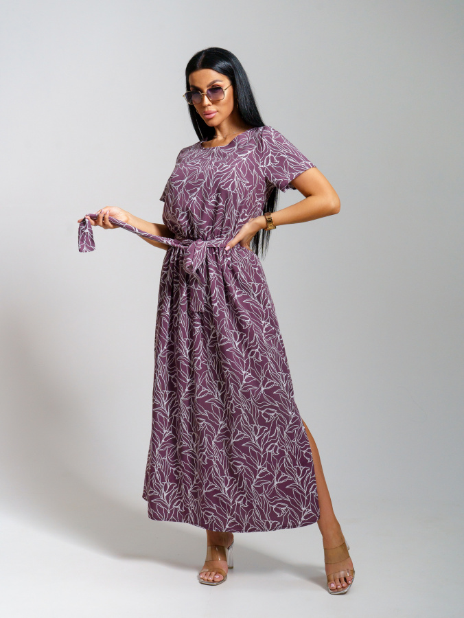 Белла(баклажан) платье