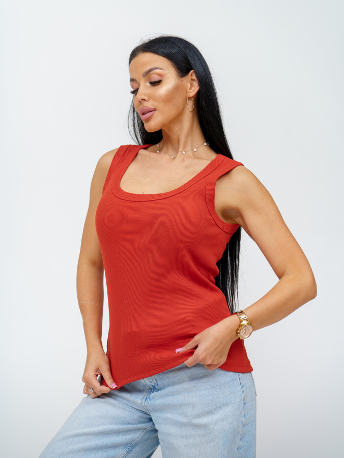 Мия(терракотовый) майка женская