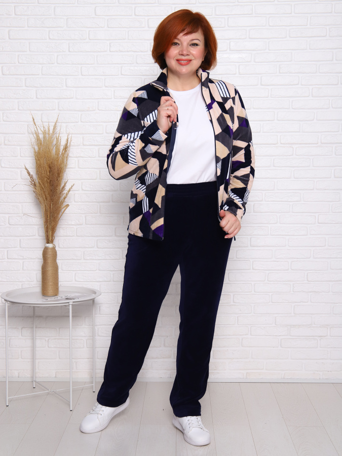 Форсаж(ромбы фиолет) толстовка