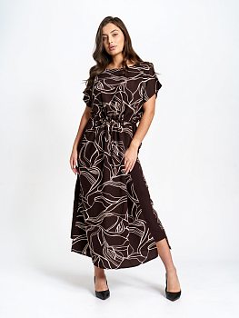 Анита(шоколад) платье р.56
