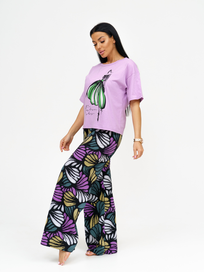 Танец(лаванда) футболка+брюки