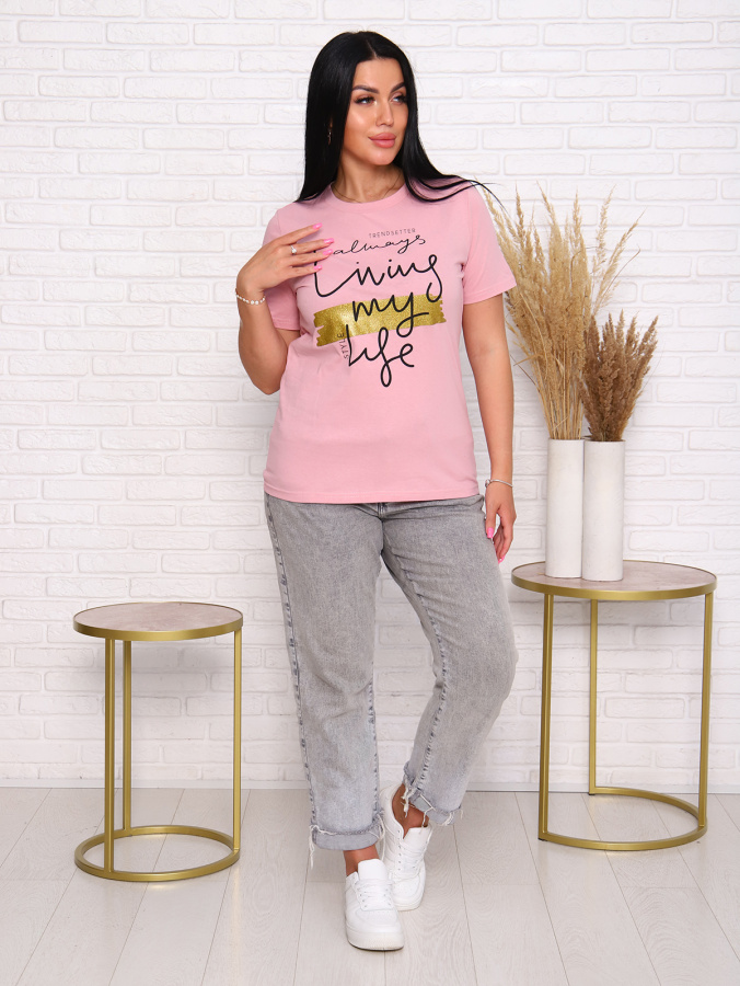 Рита(сух.роза) футболка женская