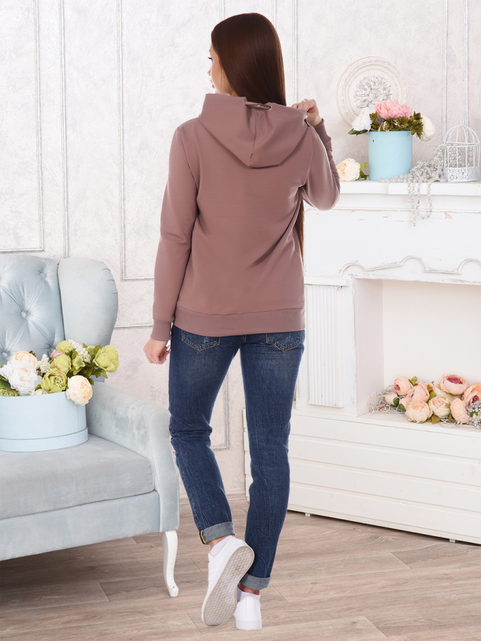 Жанна (кофе) толстовка (джемпер)