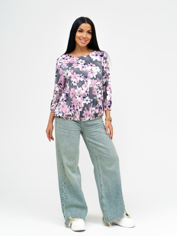 Фиалка(розовый) блузка