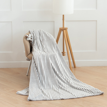 Вертикаль(пастель) плед велсофт