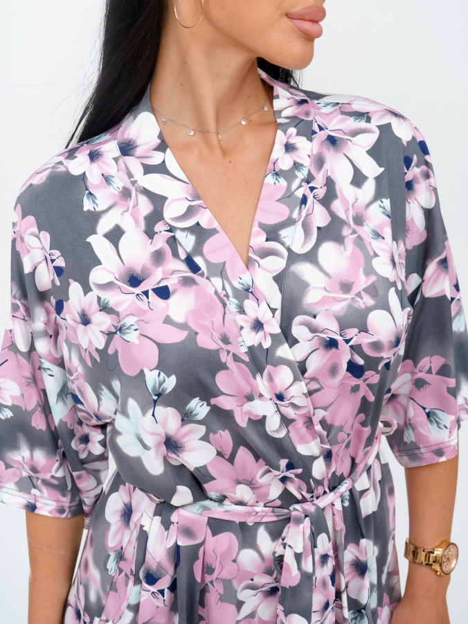 Токио(серый) халат