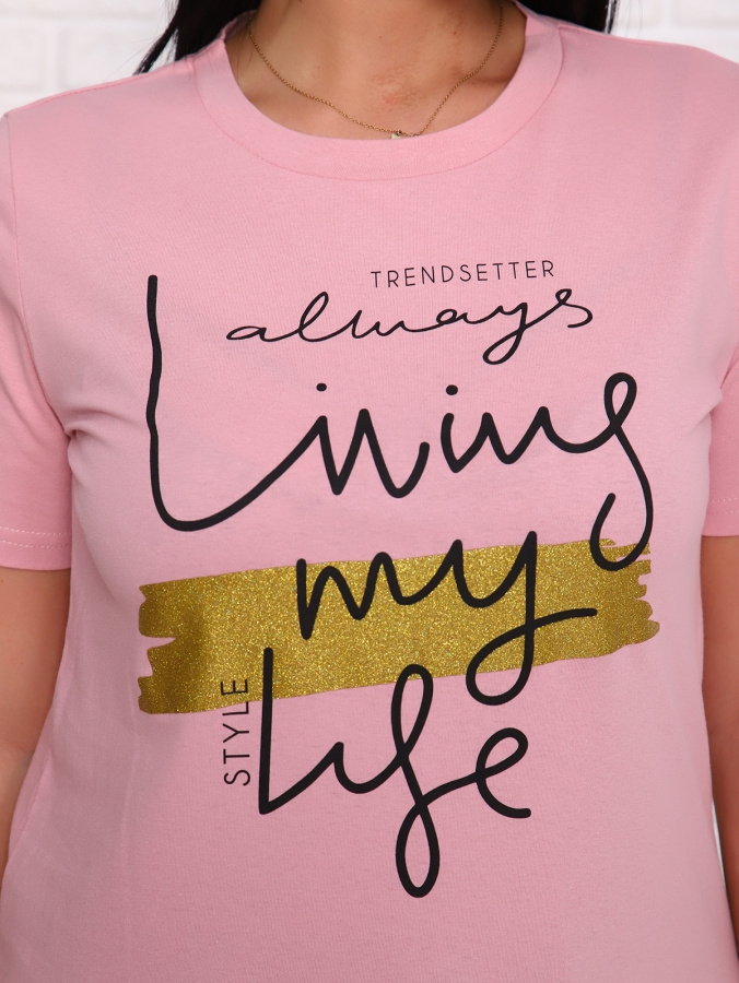 Рита(сух.роза) футболка женская