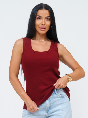 Мия(бордовый) майка женская