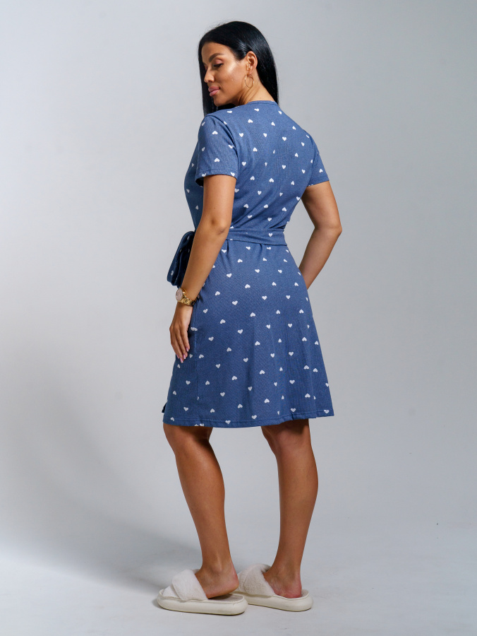 Рози(джинс) халат