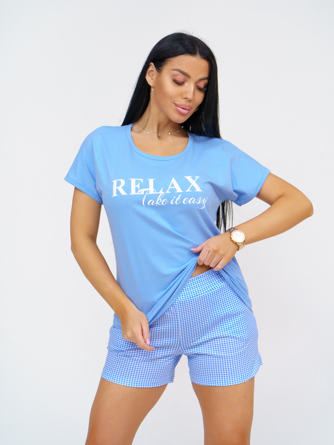 Клер(голубой) пижама