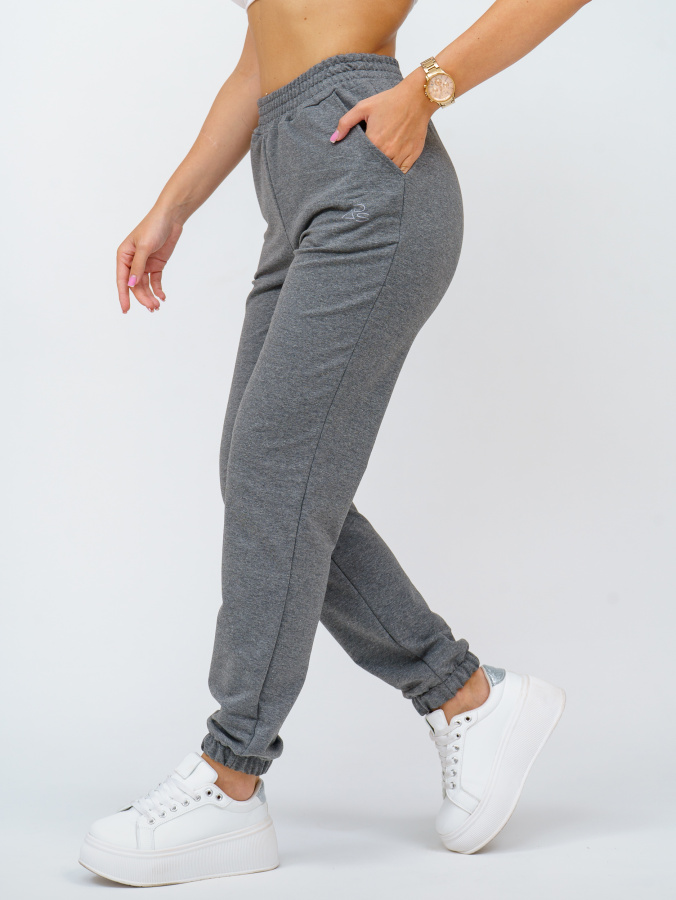 Акцент(темно-серый меланж) брюки