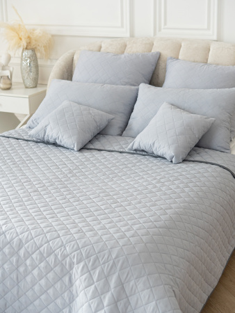 Одеяло-покрывало микрофибра(серая) у/степ (150г/м2)