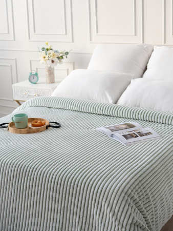 Вертикаль(мохито) плед велсофт