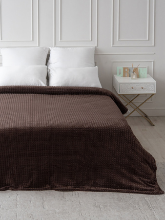 Мозаика(шоколад) плед велсофт