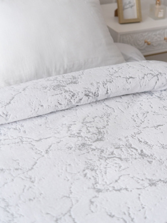 Мрамор(бел) плед велсофт