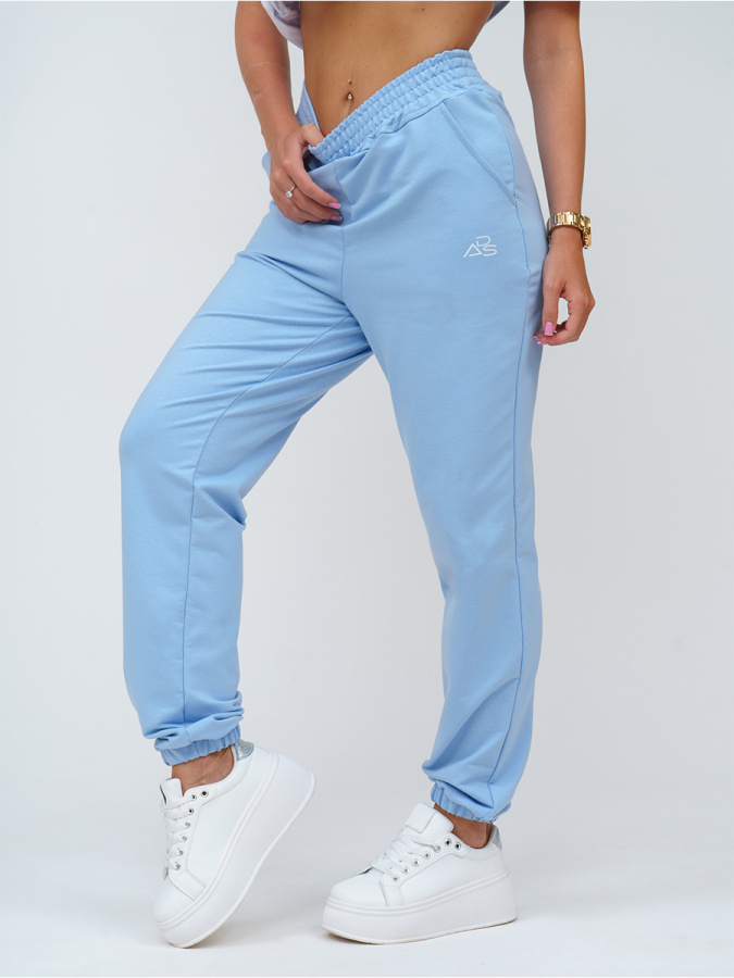 Акцент(голубой) брюки