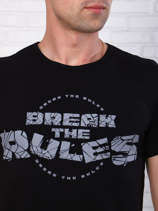 Рулс (чёрный) футболка