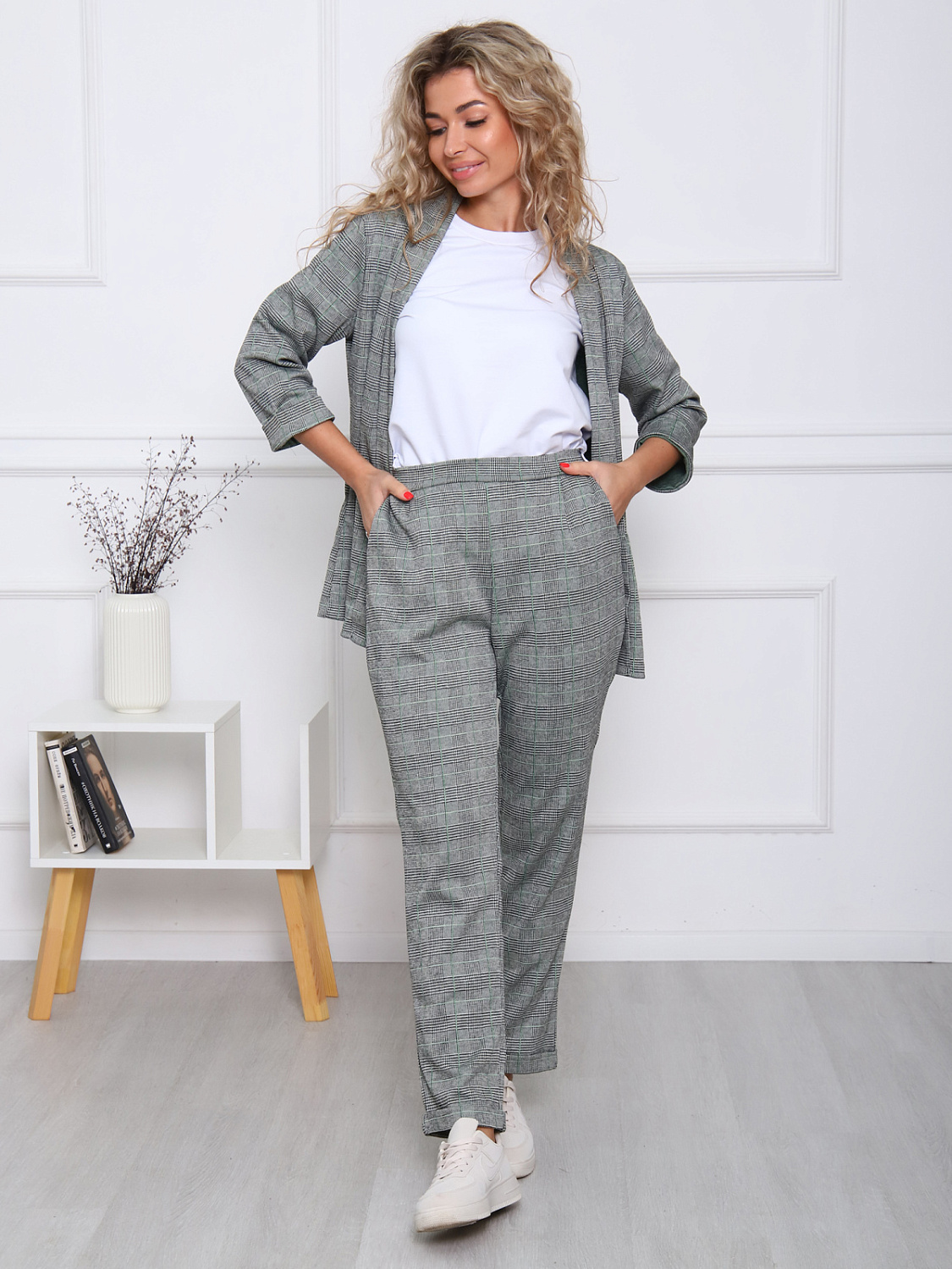 Стиль(зелёный) брюки