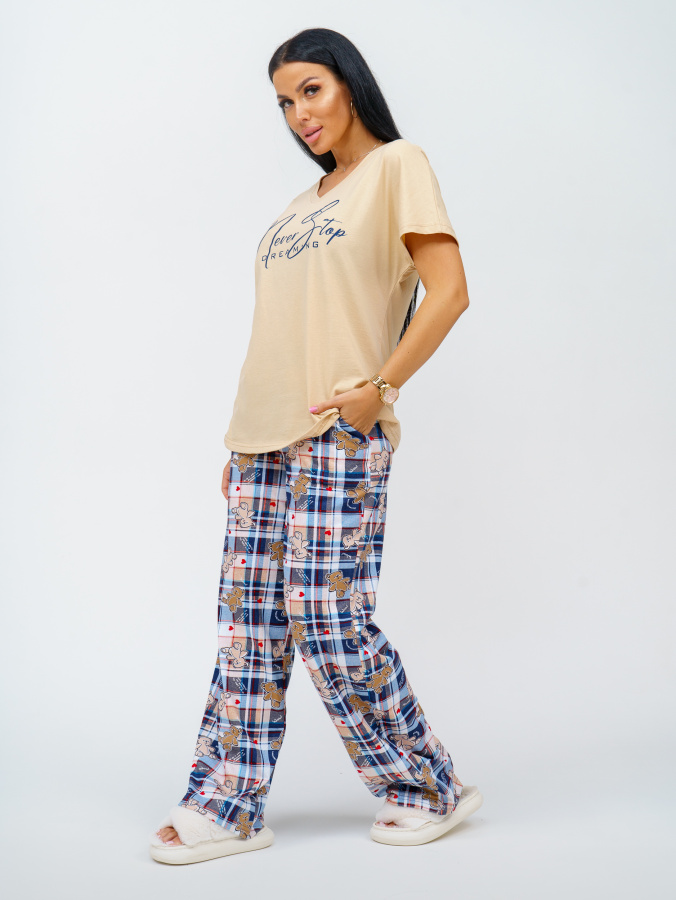 Фиеста(бежевый) пижама