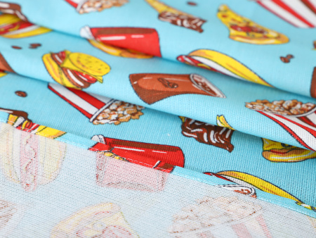 Скатерть рогожка "Вкусно"