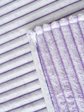 Вертикаль(сирень) плед велсофт