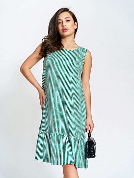 Скарлет(зеленый) платье р.52