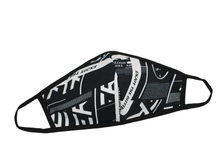 Маска защитная трикотажная(7) черная