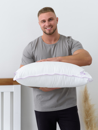 Подушка "Лебяжий пух" микрофибра (бел)