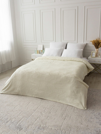 Веточки(сливки) плед велсофт