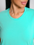Асимметрия(аквамарин) футболка