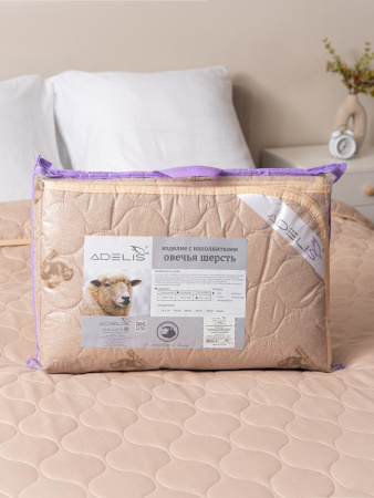 Одеяло "Овечья шерсть" облегченное тик