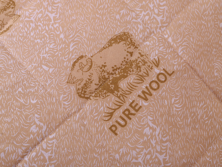 Подушка "Овечья шерсть" тик на молнии