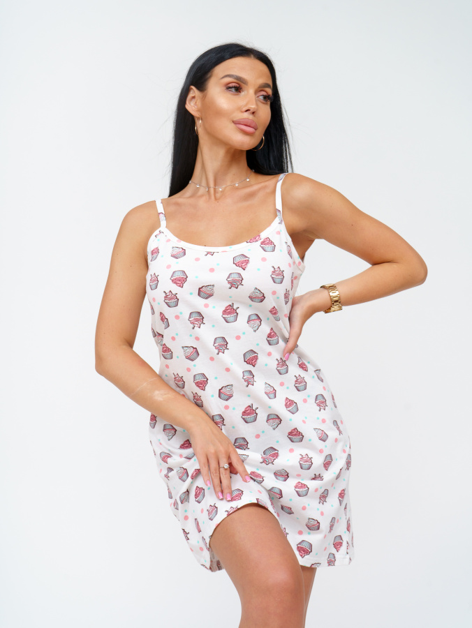 Полина(пироженки) сорочка ночная