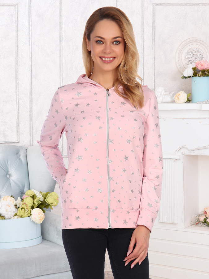 Зарина (звезда) толстовка жен. интерлок