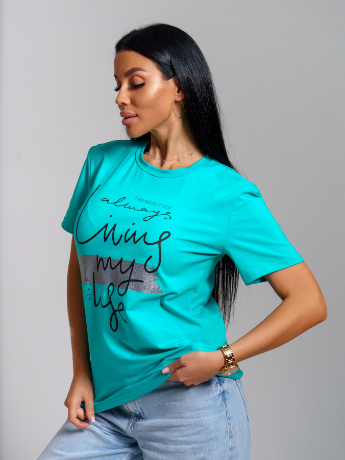 Элиза(ментол) футболка женская