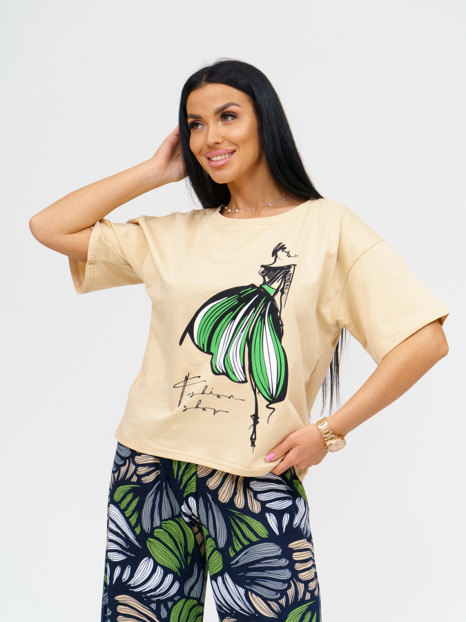 Танец(песок) футболка+брюки