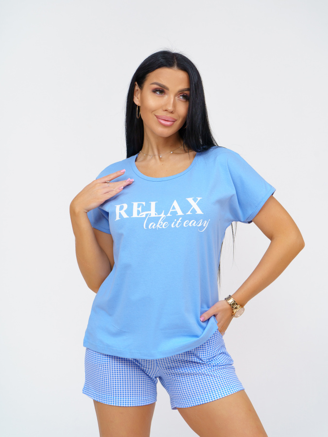 Клер(голубой) пижама