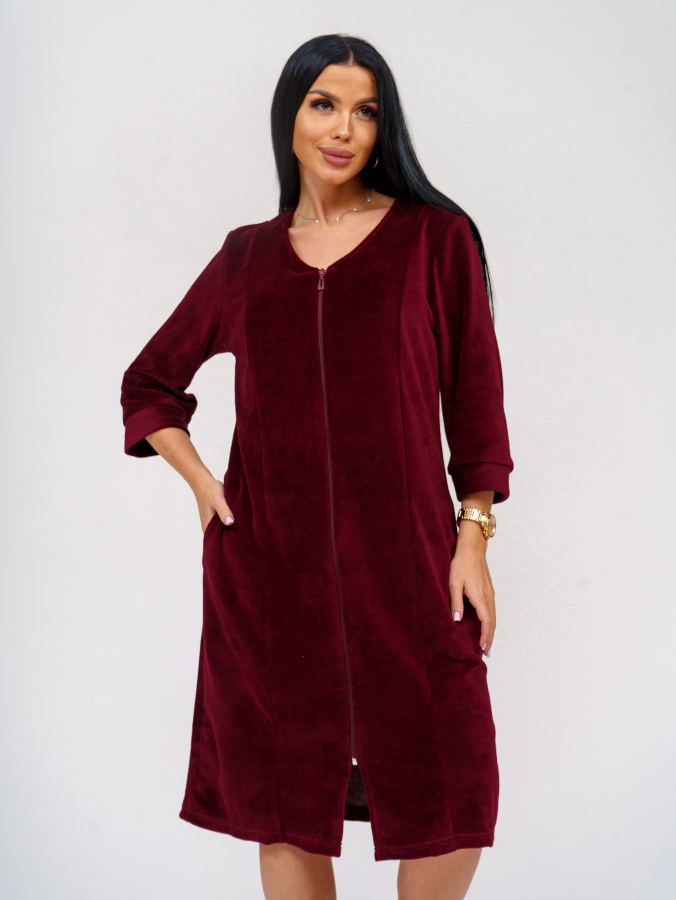 Азалия(бордо) халат