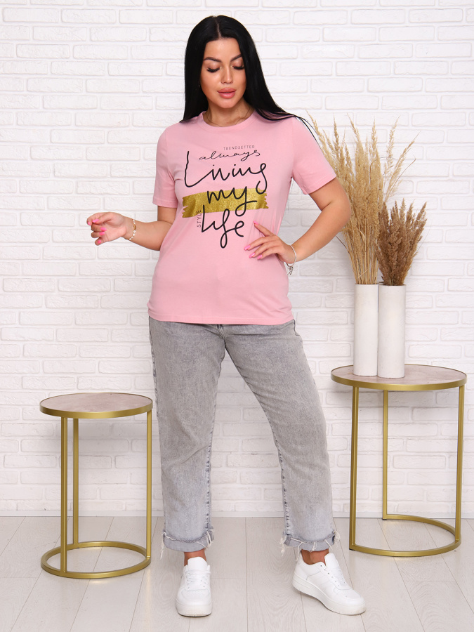 Рита(сух.роза) футболка женская