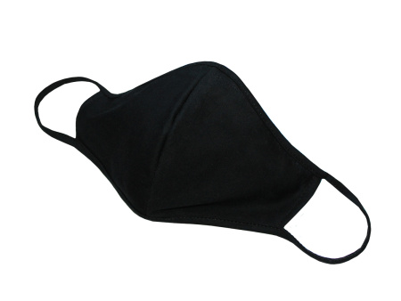 Маска защитная трикотажная черная